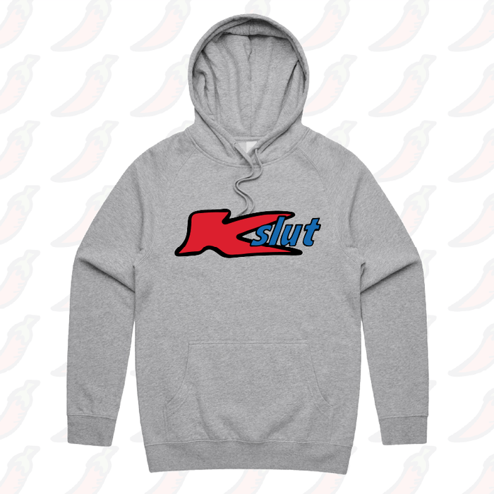 S / Grey / Large Front Print Klut 🛍️ - Unisex Hoodie