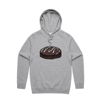 S / Grey / Large Front Print Mud Cake 🎂 - Unisex Hoodie