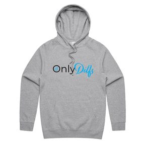 S / Grey / Large Front Print Only Dilfs 👨‍👧‍👦👀 – Unisex Hoodie