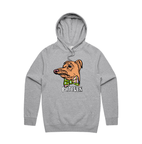 S / Grey / Large Front Print Phteven Good Boy 🐶 - Unisex Hoodie