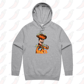 S / Grey / Large Front Print SNAKE IN MY PANTS 🐍- Unisex Hoodie