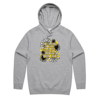 S / Grey / Large Front Print Sweary Mum 🤬🎀 - Unisex Hoodie