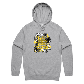 S / Grey / Large Front Print Sweary Mum 🤬🎀 - Unisex Hoodie