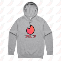 S / Grey / Large Front Print Swipe Right 🔥- Unisex Hoodie