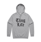 S / Grey / Large Front Print Thug Life 🖕🏾 - Unisex Hoodie