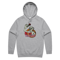 S / Grey / Large Front Print Valentines Precious 🌹 – Unisex Hoodie