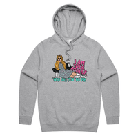 S / Grey / Large Front Print You Listen To Me 🎤🎶 - Unisex Hoodie