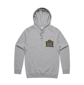 S / Grey / Small Front Design Bank of Dad 💰 - Unisex Hoodie
