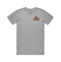S / Grey / Small Front Design Big Barry 🍆 - Men's T Shirt