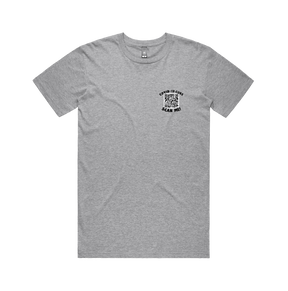 S / Grey / Small Front Design Big Barry UNCENSORED QR Prank 🍆 - Men's T Shirt