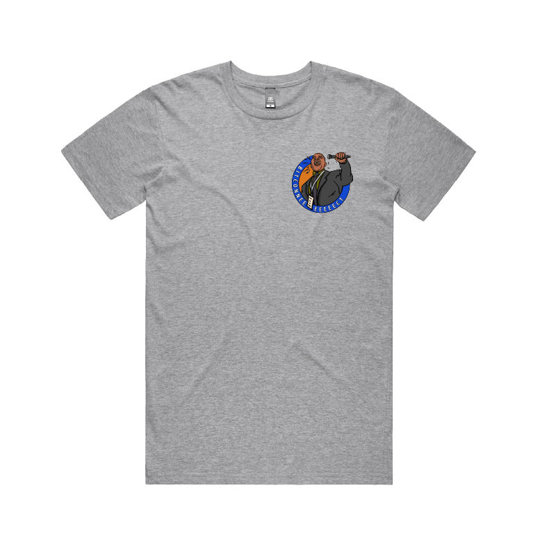 S / Grey / Small Front Design Bitconnect 🎤 - Men's T Shirt