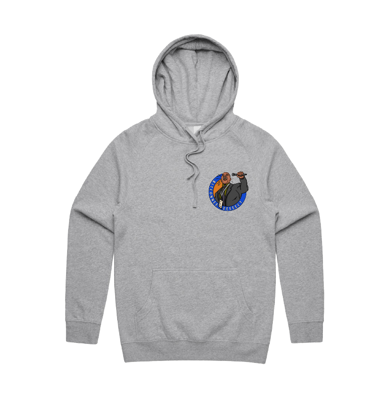 S / Grey / Small Front Design Bitconnect 🎤 - Unisex Hoodie