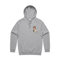 S / Grey / Small Front Design Boom Boyle 🚨 - Unisex Hoodie