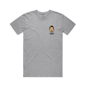 S / Grey / Small Front Design Channing Potatum 🥔 - Men's T Shirt