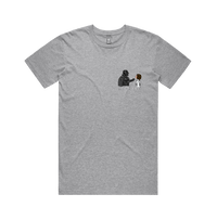 S / Grey / Small Front Design Choke Me Daddy 😲 - Men's T Shirt