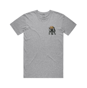 S / Grey / Small Front Design Coffin Dance ⚰️ - Men's T Shirt