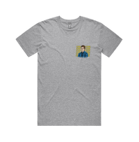 S / Grey / Small Front Design Cool Cool Cool 👮‍♂️ - Men's T Shirt