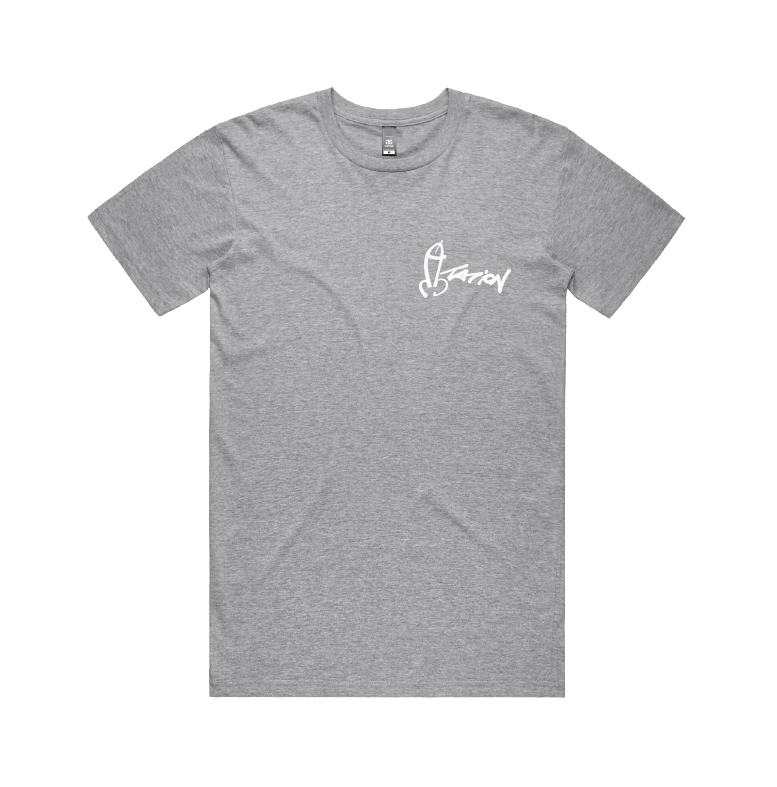 S / Grey / Small Front Design Dictation 📏 - Men's T Shirt