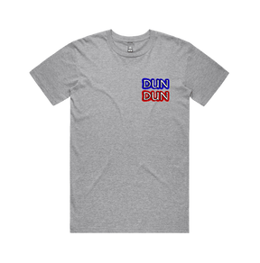 S / Grey / Small Front Design Dun Dun 🚔 - Men's T Shirt