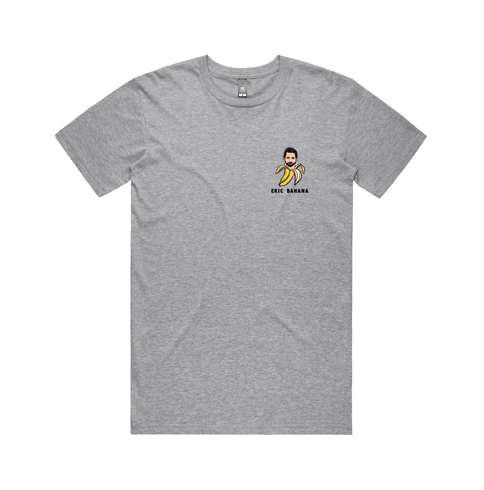 S / Grey / Small Front Design Eric Banana 🍌 - Men's T Shirt