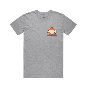 S / Grey / Small Front Design Hammerbarn 🔨 - Men's T Shirt