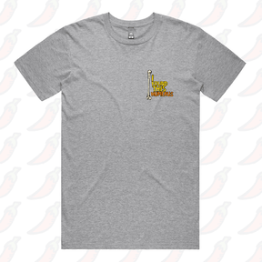 S / Grey / Small Front Design I Found This Humerus 🦴 – Men's T Shirt
