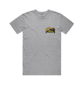 S / Grey / Small Front Design Jabba The Slut ⛓️ - Men's T Shirt
