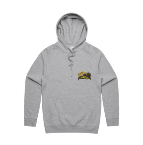 S / Grey / Small Front Design Jabba The Slut ⛓️ - Unisex Hoodie