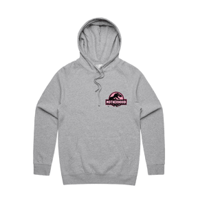 S / Grey / Small Front Design Jurassic Mum 🦖 - Unisex Hoodie