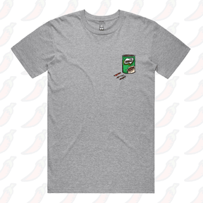 S / Grey / Small Front Design MIBLO 🥛 - Men's T Shirt