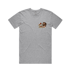 S / Grey / Small Front Design Milk Was A Bad Choice 🥛 - Men's T Shirt
