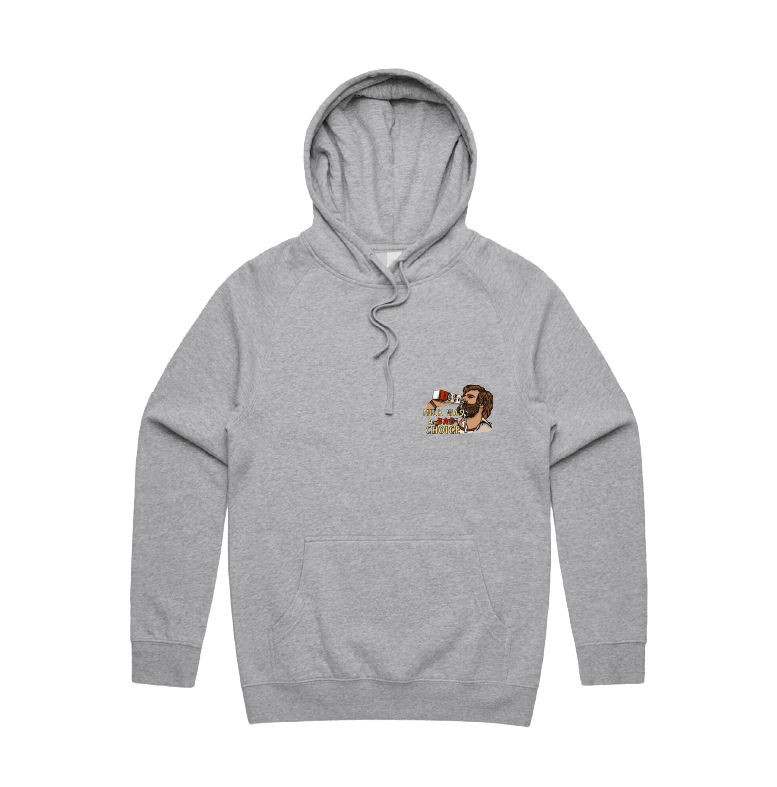 S / Grey / Small Front Design Milk Was A Bad Choice 🥛 - Unisex Hoodie