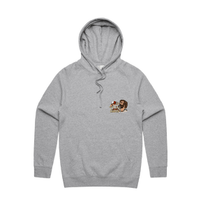 S / Grey / Small Front Design Milk Was A Bad Choice 🥛 - Unisex Hoodie