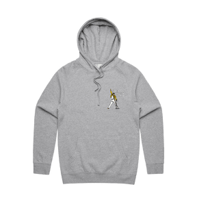 S / Grey / Small Front Design Mummaaaaa 🎙️ - Unisex Hoodie