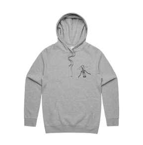 S / Grey / Small Front Design Mummy's Fidget Spinner 🍷 - Unisex Hoodie