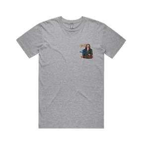 S / Grey / Small Front Design Oh Hi Mark 👋🏻 - Men's T Shirt
