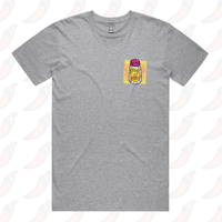 S / Grey / Small Front Design Secret Ingredient 🧂 – Men's T Shirt