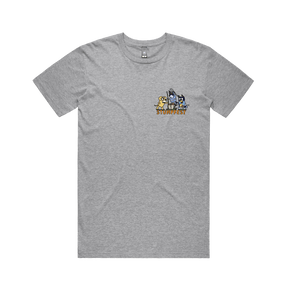 S / Grey / Small Front Design Stumpfest 🪓 - Men's T Shirt