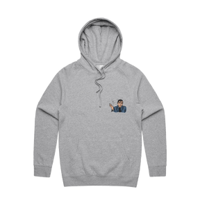 S / Grey / Small Front Design That's What She Said 🖨️ - Unisex Hoodie