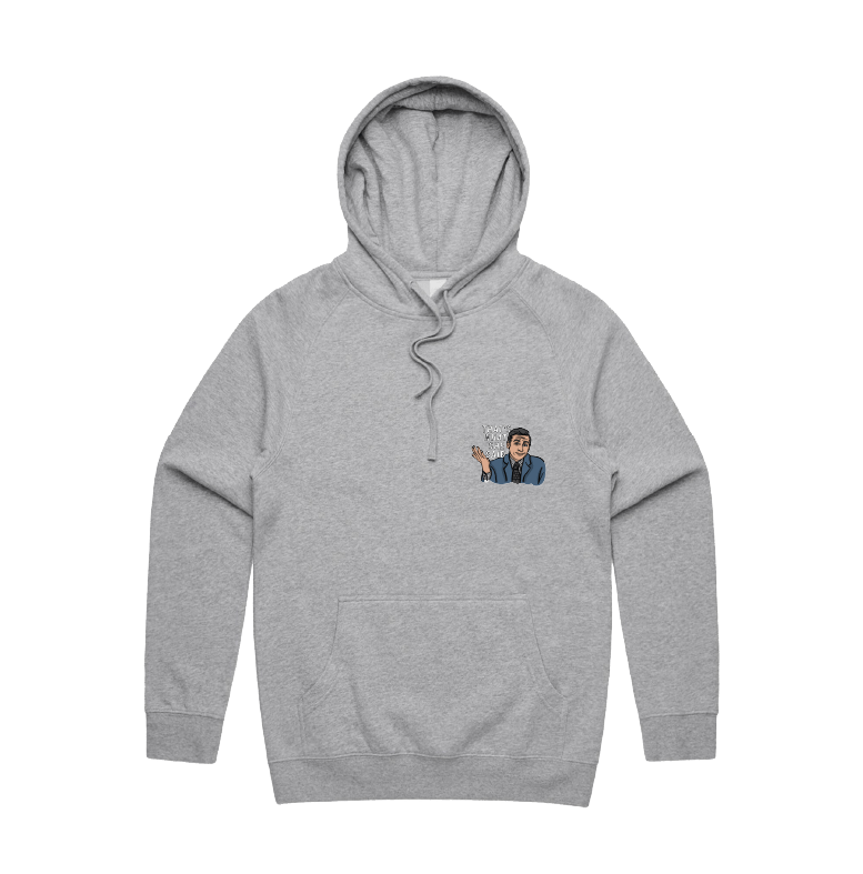 S / Grey / Small Front Design That's What She Said 🖨️ - Unisex Hoodie
