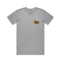 S / Grey / Small Front Design This Is Fine 🔥 - Men's T Shirt