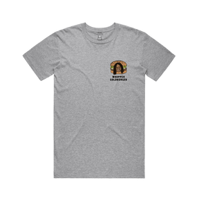 S / Grey / Small Front Design Whopper Goldburger 🍔 - Men's T Shirt