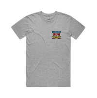 S / Grey / Small Front Design Wondermum 🦸‍♀️ - Men's (Unisex) T Shirt
