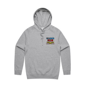 S / Grey / Small Front Design Wondermum 🦸‍♀️ - Unisex Hoodie