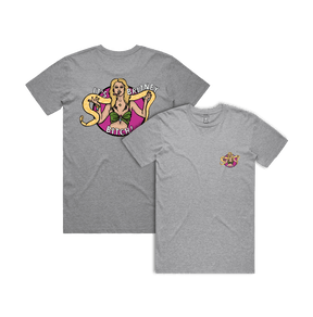 S / Grey / Small Front & Large Back Design It's Britney 🐍 - Men's T Shirt