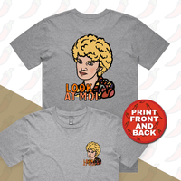 S / Grey / Small Front & Large Back Design Look At Moi 👁️👁️ - Men's T Shirt