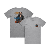 S / Grey / Small Front & Large Back Design Oh Hi Mark 👋🏻 - Men's T Shirt