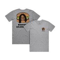 S / Grey / Small Front & Large Back Design Whopper Goldburger 🍔 - Men's T Shirt