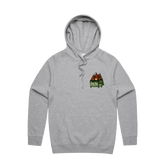 S / Grey / Small Front Print 2020 Dumpster Fire 🗑️ - Unisex Hoodie