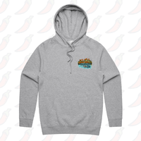 S / Grey / Small Front Print Bonnie Doon 🚤 - Unisex Hoodie